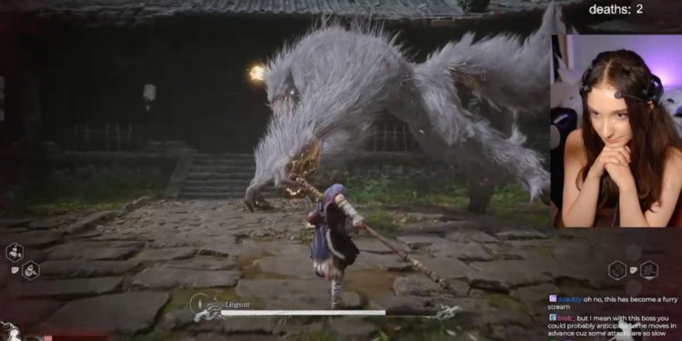 美女實況主用腦波玩《黑神話：悟空》空手對決白衣秀士全網熱議
