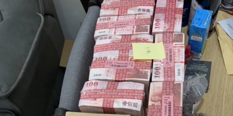 九州娛樂博弈洗錢438億創台紀錄！台灣賭王拿「百元鈔磚」砸員工打賞