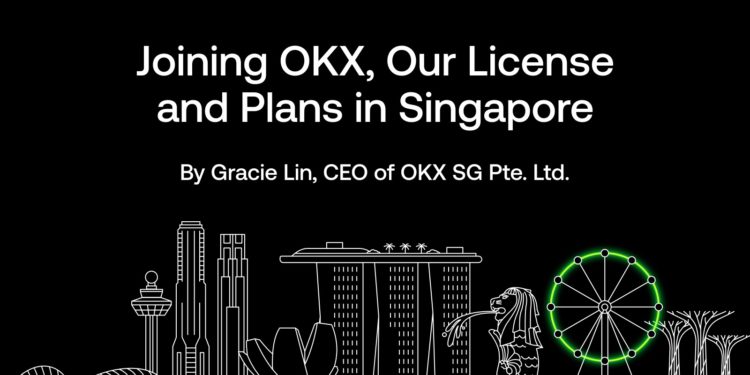 OKX SG 獲頒新加坡金管局大型支付機構 MPI 執照，Gracie Lin 出任 CEO