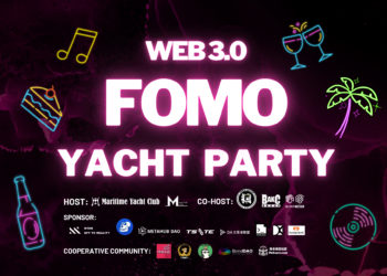 Web3.0 FOMO Yacht Party》全台第一艘結合Web3.0生態系的風格遊艇「浮夢號」正式啟航