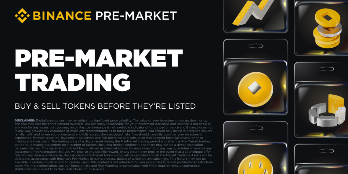 幣安推出盤前交易「Pre-Market」稱有一獨家優勢、如何使用教學