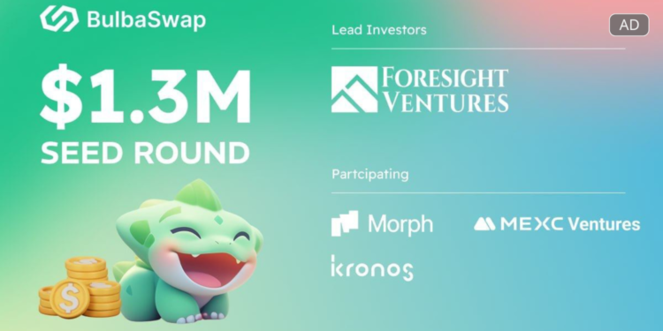 Morph生態捷報》BulbaSwap完成130萬美元種子輪融資，由Foresight Ventures領投