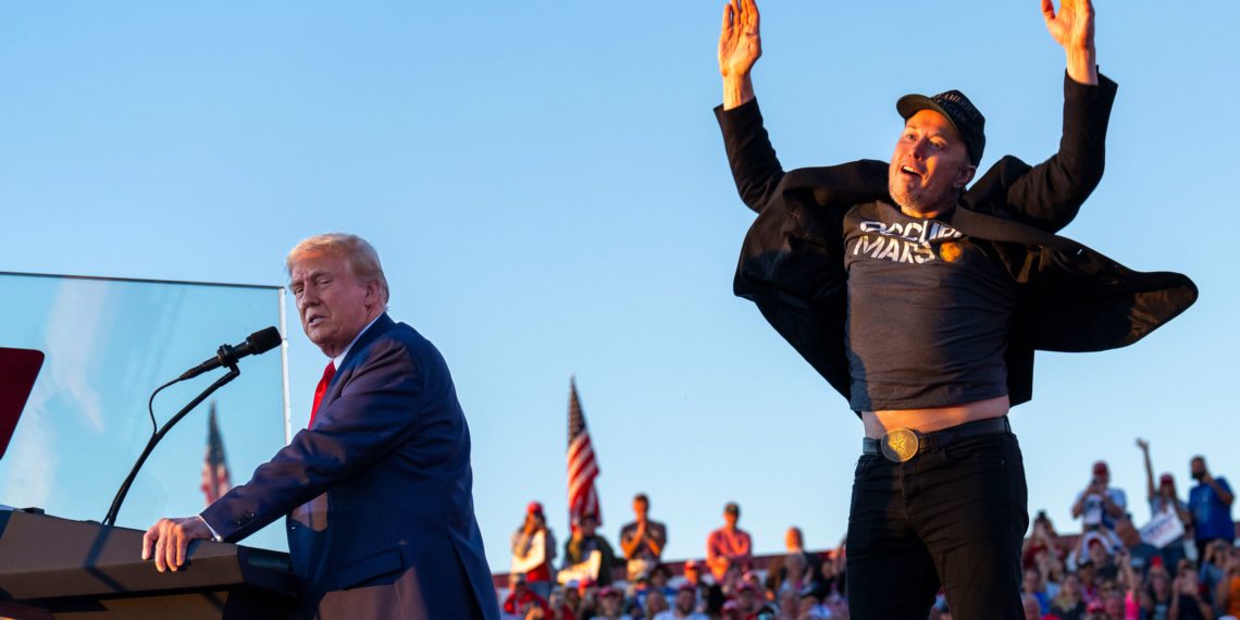 馬斯克：川普若輸給賀錦麗，我恐會坐牢完蛋、X(推特)立刻破產