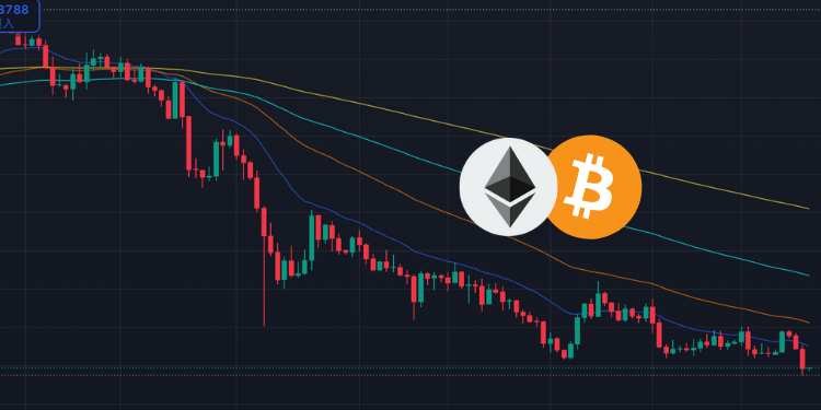 ETH/BTC比率創三年半新低！多頭巨鯨認賠殺出500萬美元、以太坊基金會再拋售