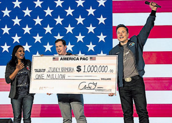 馬斯克每天撒100萬美元果然挨告！檢察官起訴：非法彩票干預總統選舉