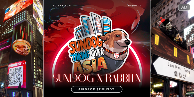 $110U空投等你領取》SUNDOG x RabbitX聯手打造亞洲迷因領域新格局