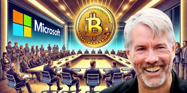 Michael Saylor 將向微軟董事會發表3分鐘演講，說服 Microsoft 投資比特幣
