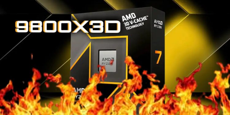 AMD 最新處理器 Ryzen 7 9800X3D 爆出兩起燒毀事件，最強遊戲 CPU 最好先觀望？