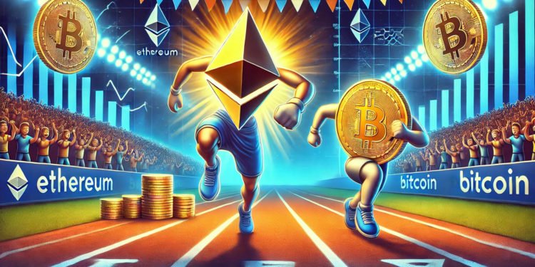 以太坊山寨季來了？比特幣市佔率下滑、ETH/BTC反彈創一週新高