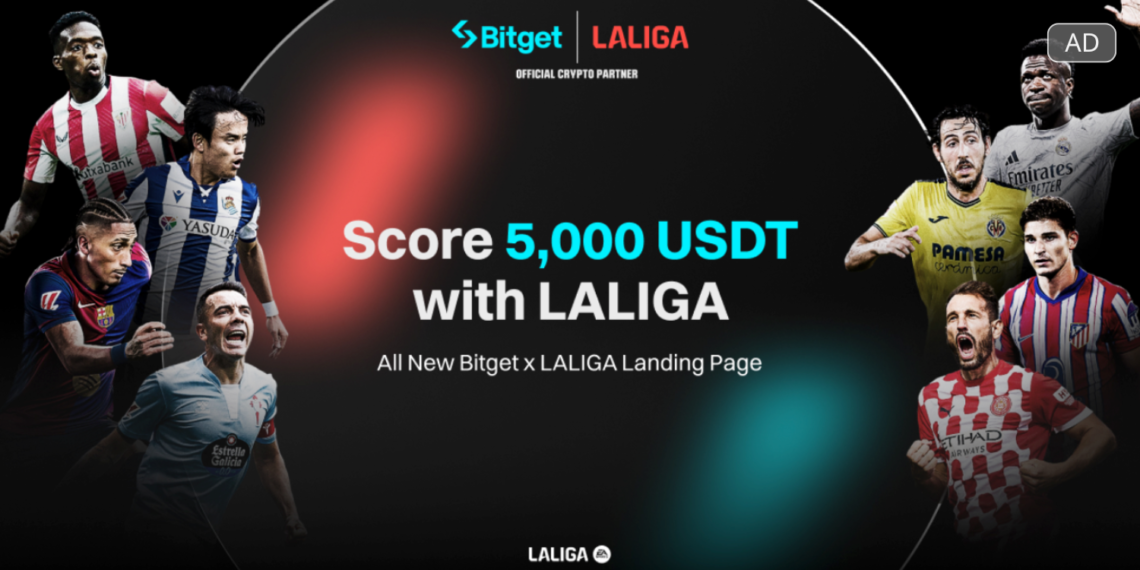 Bitget x 西甲聯賽：足球與加密盛宴，5000 USDT獎池等你來瓜分