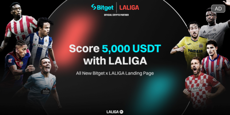 laiga | 動區動趨-最具影響力的區塊鏈新聞媒體 Bitget x 西甲聯賽:足球與加密盛宴,5000 USDT獎池等你來瓜分