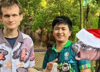 V神送聖誕大禮！捐1000萬泰銖給「彈跳豬」蓋新家，以太坊$MOODENG暴漲100%