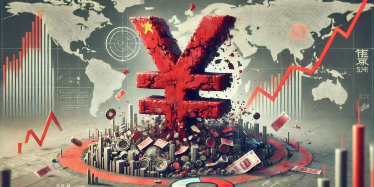中國股市全線跳水，北京將放手人民幣大幅貶值應對川普貿易戰？