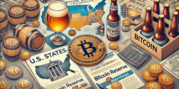 美國再添兩州推出比特幣儲備草案、上市酒廠 Heritage 計劃接受 BTC 支付