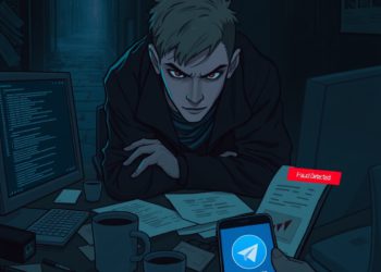 Flux_Schnell_A_dimly_lit_atmospheric_illustration_of_a_suspici_3 | 動區動趨-最具影響力的區塊鏈新聞媒體 Telegram 假驗證騙局「Safeguard手法解密,小心上當