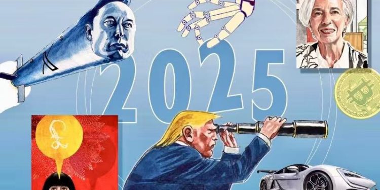 比特幣有望破20萬美元！金融時報2025全面預測：川普發動關稅戰、俄烏停戰、美股七雄成長放緩..