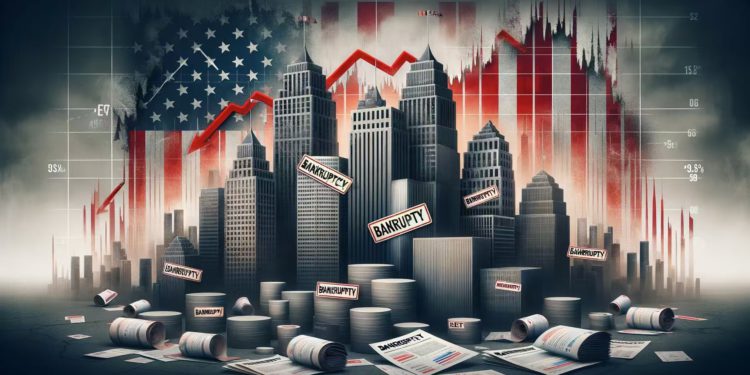us | 動區動趨-最具影響力的區塊鏈新聞媒體 美國破產企業數創金融危機以來新高!華爾街:經濟衰退風險恐引爆美股上半年大回調