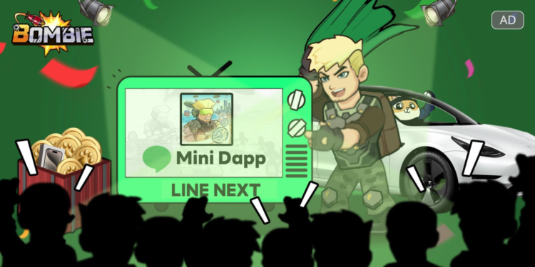 BOMBIE 正式上線 LINE Mini Dapp！開服大獎豪抽特斯拉 Model Y