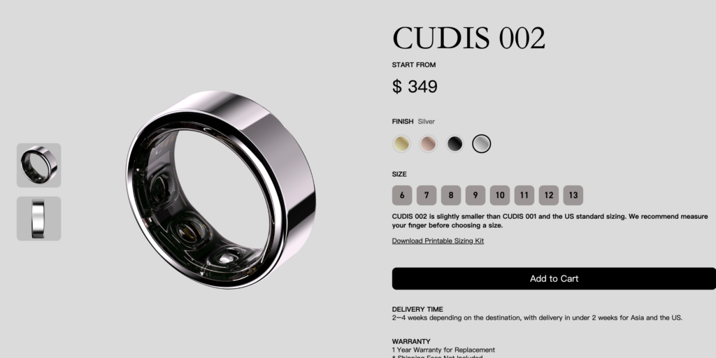 Cudis 002 Ring is here! Open Box and Setup video - YouTube