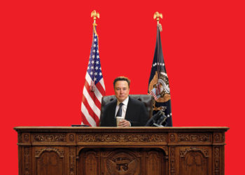 馬斯克「坐總統桌」登時代封面！DOGE再出手：封殺消費者金融保護局官網、X帳號