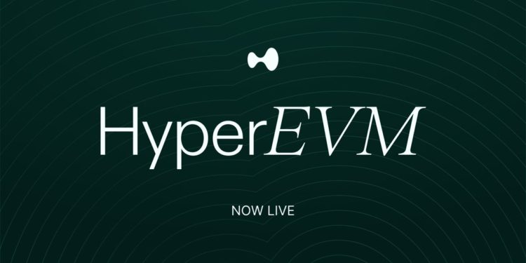 Hyperliquid上線智能合約鏈HyperEVM，$HYPE可作Gas代幣、價格短時暴漲6%