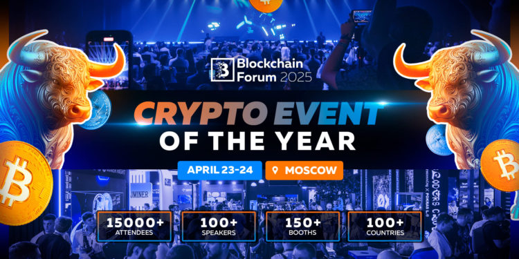 16x9 Banner Blockchain Forum April 2025 Eng 1 | 動區動趨-最具影響力的區塊鏈新聞媒體 區塊鏈論壇 Blockchain Forum 四月登陸莫斯科,預計吸引逾15,000人參與