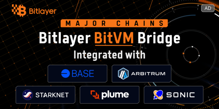 比特幣L2 》Bitlayer 與Base、Starknet、Arbitrum、Sonic、Plume Network達成策略合作