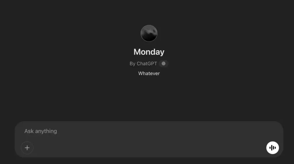 接力吉卜力熱潮！ChatGPT推出厭世女聲「Monday」，又懶又喪在社群爆紅