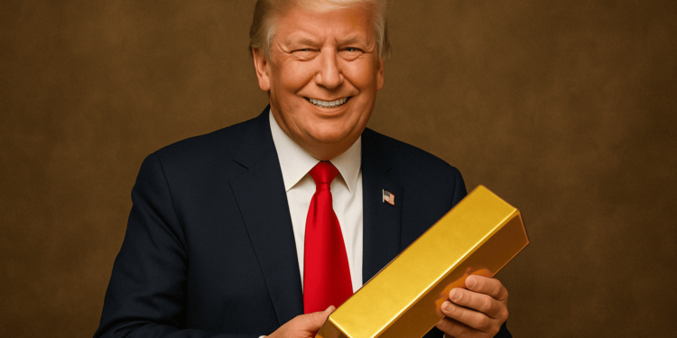 川普喊黃金法則「金價衝破3380美元」，操縱市場又一案例？