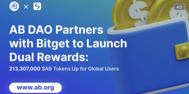 AB DAO 聯手 Bitget 啟動雙重激勵，全球用戶分享價值260萬美元 $AB