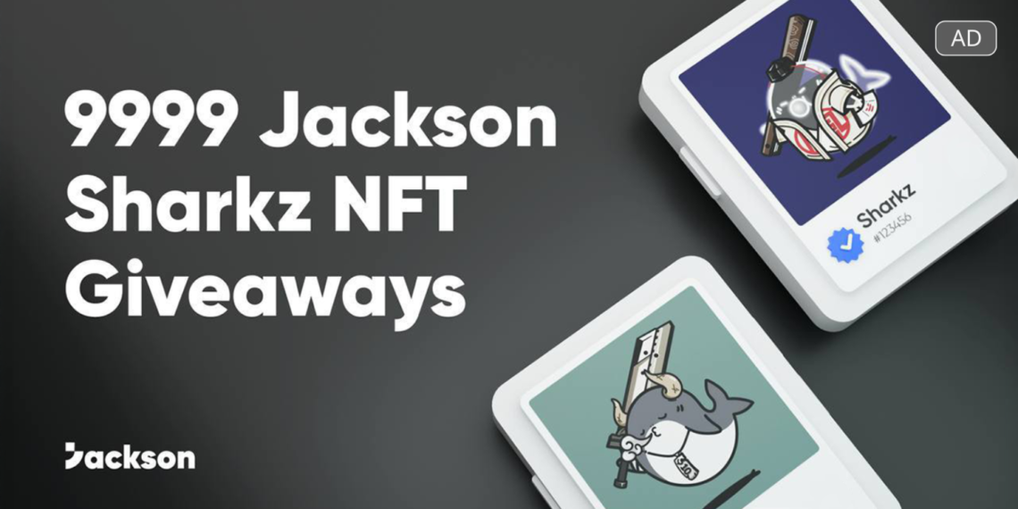 Jackson.io推出「Jackson Sharkz NFT Giveaway」活動，三日內吸引逾萬名用戶參與