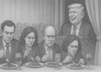 解密川普迷因幣「盤子晚宴」：食物超難吃、本人快閃現身20分鐘