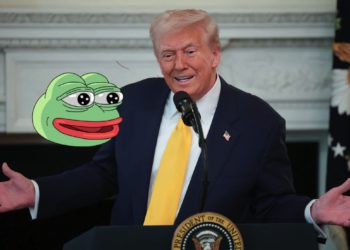 川普突發含有佩佩蛙的梗圖 $PEPE 跳漲，暗示將放寬迷因幣管制？