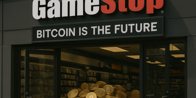 快訊》GameStop 宣布購入 4,710 枚比特幣，本週GME暴漲超25%