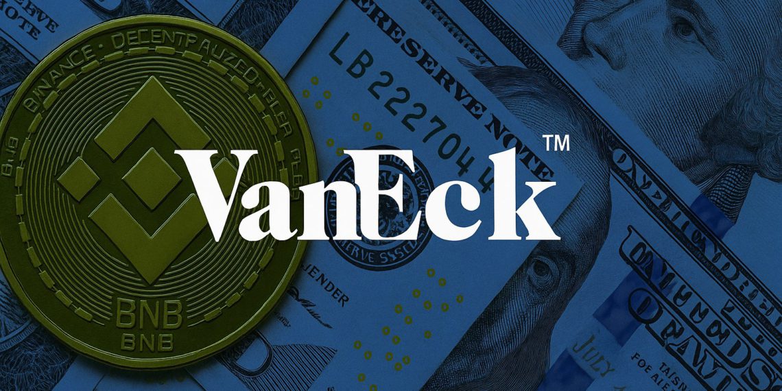 SEC官網：VanEck已提交BNB ETF申請，包含質押等額外收益