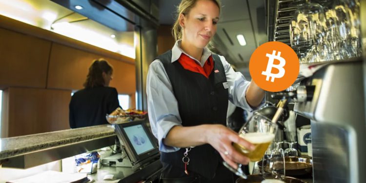 有人霸氣請整列火車乘客喝酒，因為在比特幣新高爽賺…