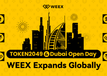 WEEX 亮相 TOKEN2049，杜拜據點加速全球策略再升級
