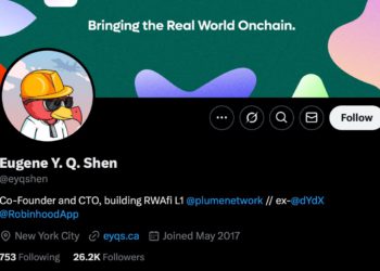 Plume Network公告：共同創辦人兼CTO Eugene Shen不幸離世