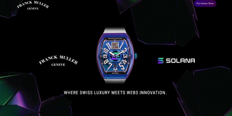 solana watch | 動區動趨-最具影響力的區塊鏈新聞媒體 Solana出手錶了》合作瑞士名錶Franck Muller:一只要價2.4萬美元,有何特色?