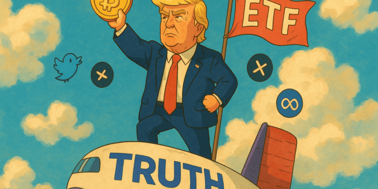 川普Truth Social申請比特幣ETF，審查者「SEC主席是自家人」引發爭議