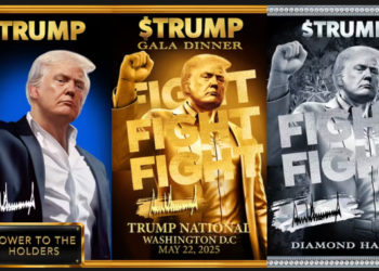 川普晚宴NFT完成空投，鑽石手NFT地板價突破1.6萬美元，但$TRUMP幣價依然低迷