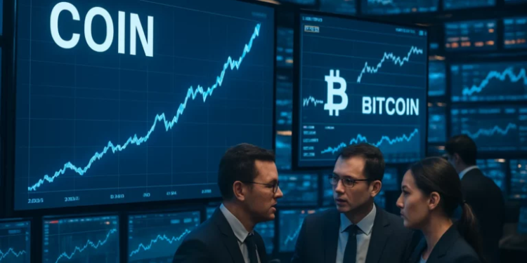 10x Research：Coinbase股價漲幅脫離基本面，「做空COIN、做多比特幣」可套利