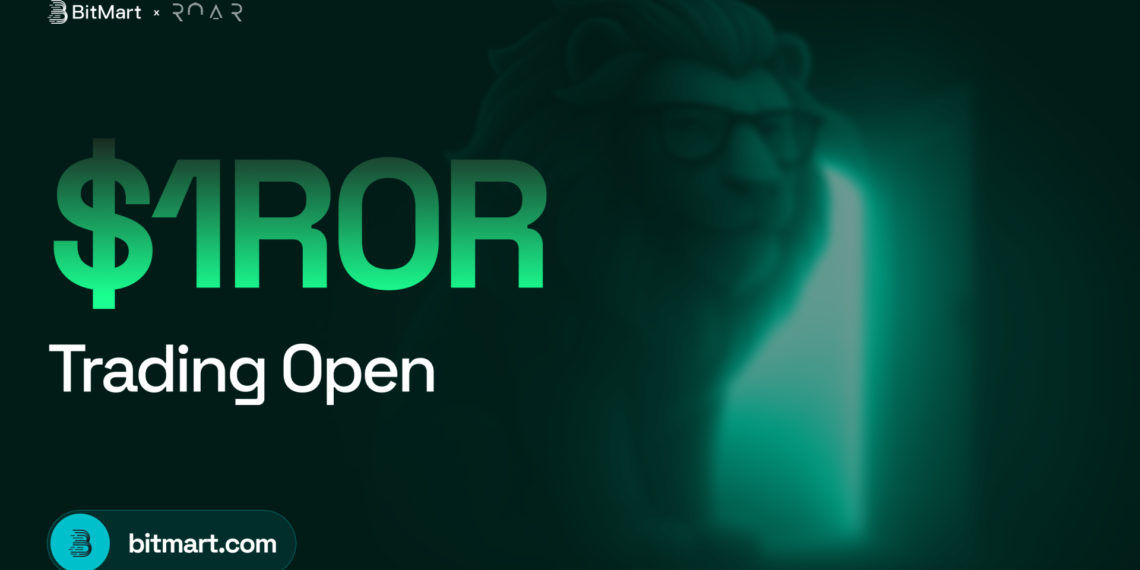 R0AR 登陸 BitMart：$1R0R 首次上架中心化交易所