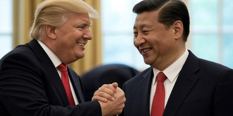 美中貿易協議完成》川普：中國會開放稀土、課徵55%關稅、比特幣衝高回落10.8萬美元