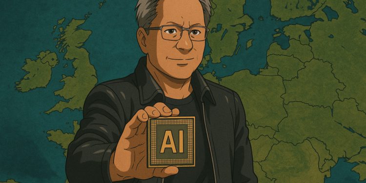 黃仁勳：歐洲算力2年翻10倍！輝達佈局七國AI技術中心、將有20個超級工廠