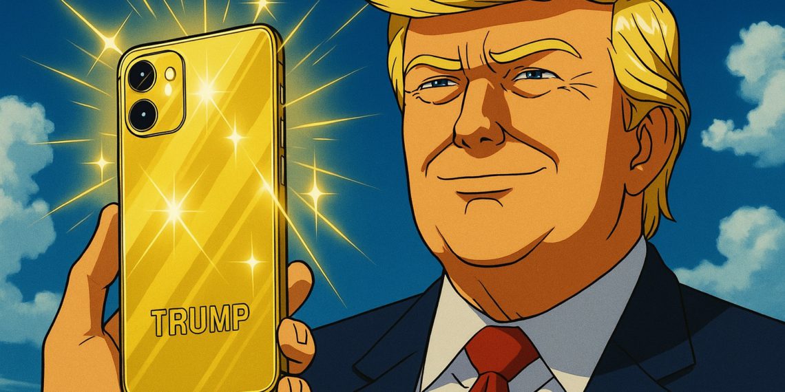 trumpphone | 動區動趨-最具影響力的區塊鏈新聞媒體 「川普牌手機」綁加密:是自肥印鈔機,還是效仿Solana的財富密碼?