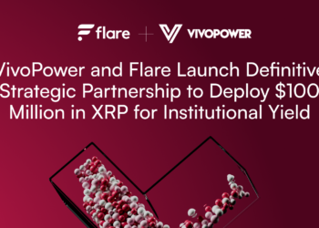 VivoPower與Flare啟動戰略合作，部署 1 億美元XRP以提升機構收益
