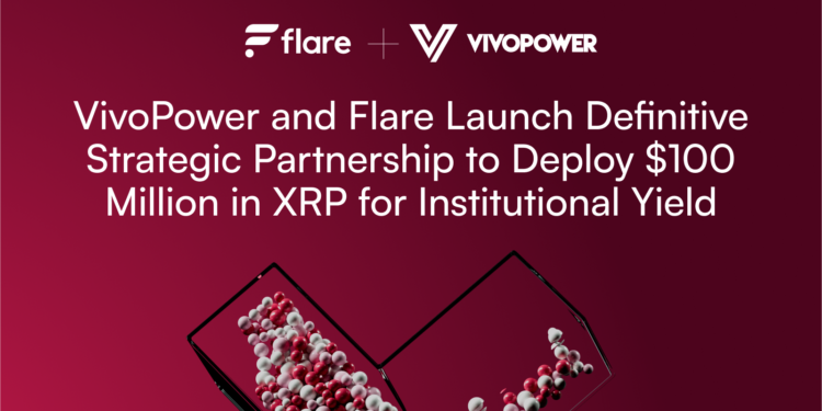 VivoPower與Flare啟動戰略合作，部署 1 億美元XRP以提升機構收益