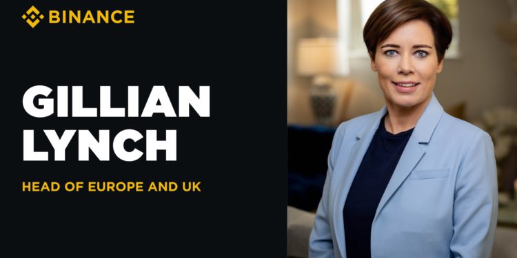 幣安任命 Gillian Lynch 為歐洲與英國負責人，領導策略性擴張與深化歐洲監理合作