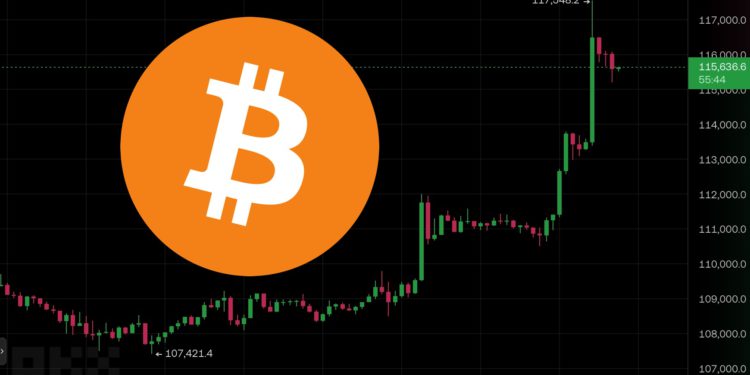 比特幣衝破11.7萬歷史新高！以太坊攀高3000美元，美股標普500那指同創新高